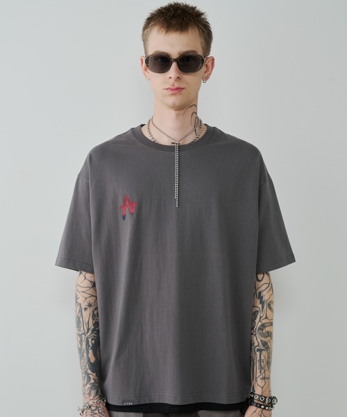 AIVER(アイバー)の「AIVER AグラデーションS/S TEE(Tシャツ/カットソー・メンズ・ホワイト/ブラック/チャコールグレー/アッシュグレー・SMALL/MEDIUM/LARGE)」の21枚目の写真