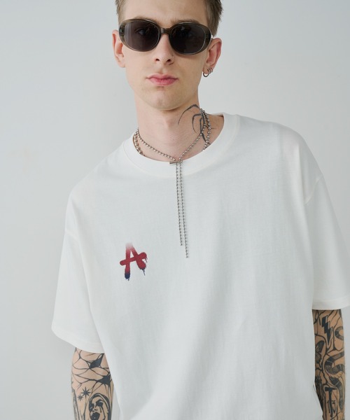 AIVER(アイバー)の「AIVER AグラデーションS/S TEE(Tシャツ/カットソー・メンズ・ホワイト/ブラック/チャコールグレー/アッシュグレー・SMALL/MEDIUM/LARGE)」の6枚目の写真