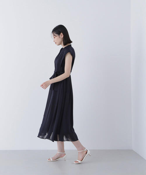 セール】◇シャドーストライプフレアワンピース（ワンピース