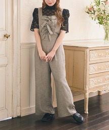 Areeam（アリーム）の「リボン付きサロペット（サロペット/オーバーオール）」