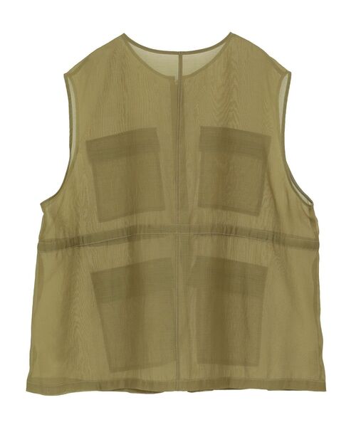 AMERICAN HOLIC（アメリカンホリック）の「シアードロストWポケットベスト（ベスト・レディース・ブラック/オリーブ・FREE）」の6枚目の写真