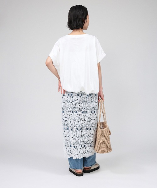 エトロ　ラップスカート　刺繍・ツィード スカラップ刺繍スカート【残りわずか】 | BOTTOMS | OBLI