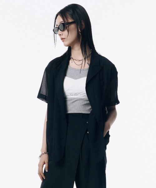 ジャケット・アウター Jose moon WOOL COMBINATHION SHORT JACKET 83300712b_8_d_500.jpg