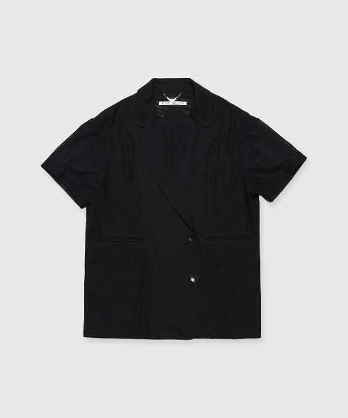 Jose moonシアージャケット セール】SHEER HALFSLEEVE JACKET/シアーハーフスリーブ