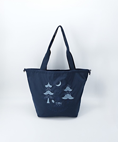 moz(モズ)の「moz モズ 刺繍トート L(トートバッグ・レディース・ネイビー/レッド/ブラック・FREE)」の6枚目の写真