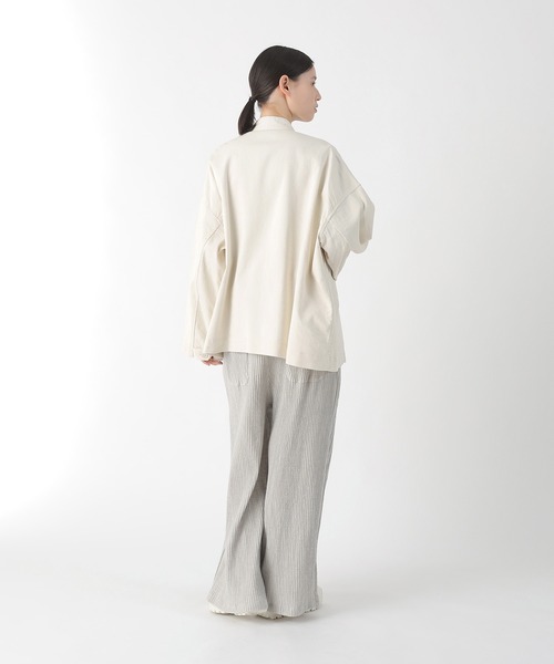 Plantation(プランテーション)の「BIZEN KIRAデニム / ジャケット / (O)(デニムジャケット・レディース・オフホワイト・X-LARGE)」の4枚目の写真