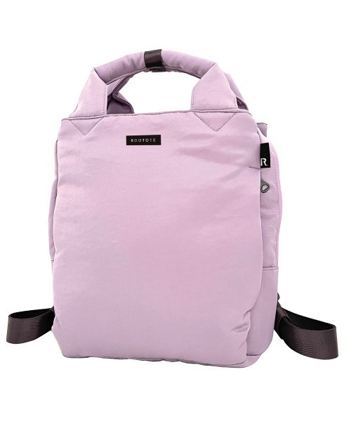 ROOTOTE（ルートート）の「SNセオルーミニデイトリップｰA（バックパック/リュック・レディース・ブラック/ライラック/ライトグレー/ベージュ・FREE）」の4枚目の写真