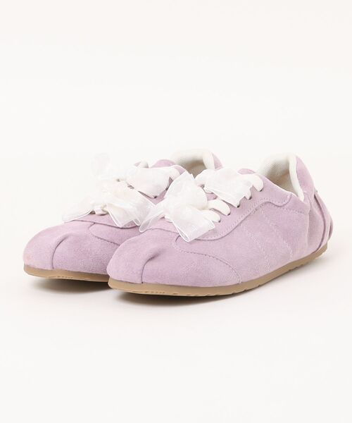 shoes365(シューズスリーシックスファイヴ)の「レースリボン付きスニーカー(スニーカー・レディース・ブルー/ピンク/イエロー/パープル・24.0cm/25.0cm/22.5cm/23.5cm/24.5cm/23.0cm)」の15枚目の写真