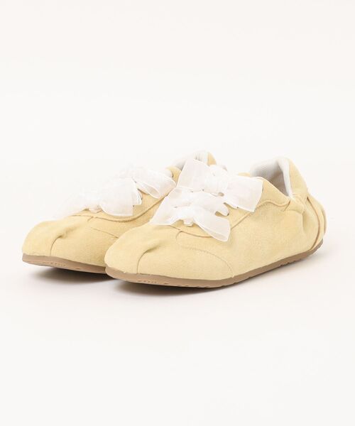 shoes365(シューズスリーシックスファイヴ)の「レースリボン付きスニーカー(スニーカー・レディース・ブルー/ピンク/イエロー/パープル・24.0cm/25.0cm/22.5cm/23.5cm/24.5cm/23.0cm)」の16枚目の写真