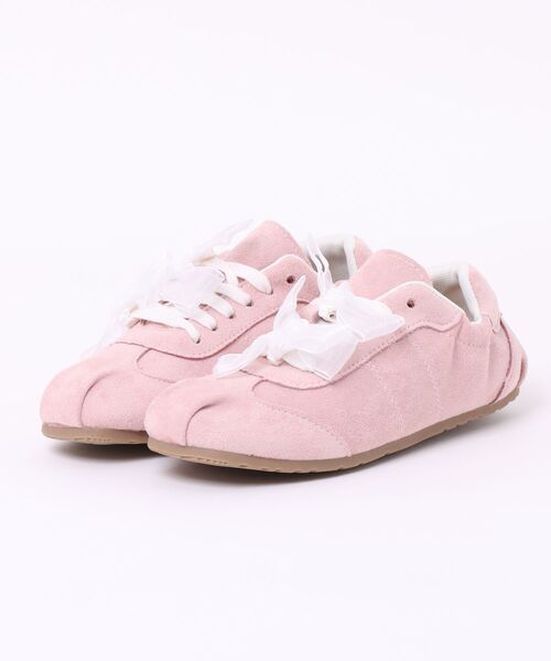 shoes365(シューズスリーシックスファイヴ)の「レースリボン付きスニーカー(スニーカー・レディース・ブルー/ピンク/イエロー/パープル・24.0cm/25.0cm/22.5cm/23.5cm/24.5cm/23.0cm)」の17枚目の写真