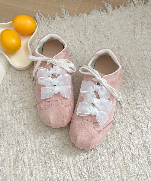 セール】レースリボン付きスニーカー（スニーカー）｜shoes365