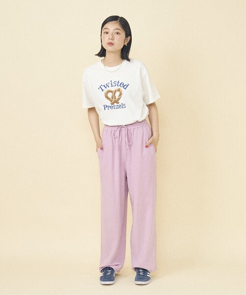 FREAK'S STORE(フリークスストア)の「BREAD プリントTシャツ/ブレッドTシャツ(Tシャツ/カットソー・レディース・ライトグレー/オフホワイト・フリ-)」の17枚目の写真