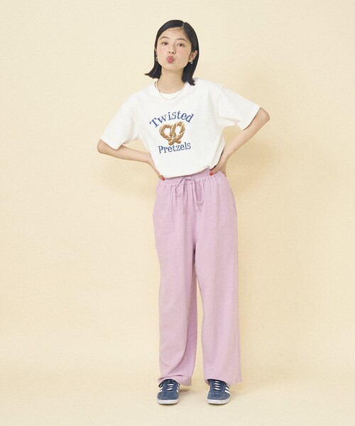 FREAK'S STORE(フリークスストア)の「BREAD プリントTシャツ/ブレッドTシャツ(Tシャツ/カットソー・レディース・ライトグレー/オフホワイト・フリ-)」の18枚目の写真