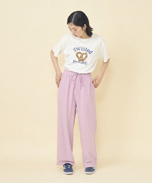 FREAK'S STORE(フリークスストア)の「BREAD プリントTシャツ/ブレッドTシャツ(Tシャツ/カットソー・レディース・ライトグレー/オフホワイト・フリ-)」の19枚目の写真