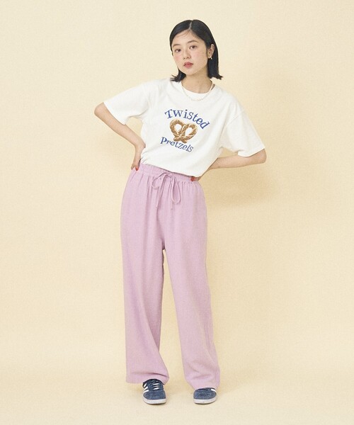 FREAK'S STORE(フリークスストア)の「BREAD プリントTシャツ/ブレッドTシャツ(Tシャツ/カットソー・レディース・ライトグレー/オフホワイト・フリ-)」の20枚目の写真