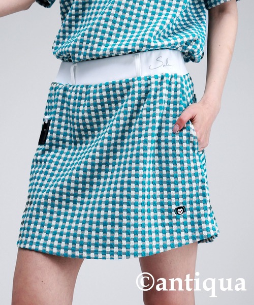 antiqua（アンティカ）の「チェックスカート（スカート・レディース・ブラウン系その他/グリーン系その他・ONESIZE）」の9枚目の写真