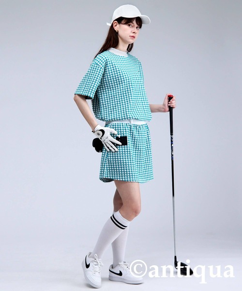 antiqua（アンティカ）の「チェックスカート（スカート・レディース・ブラウン系その他/グリーン系その他・ONESIZE）」の10枚目の写真