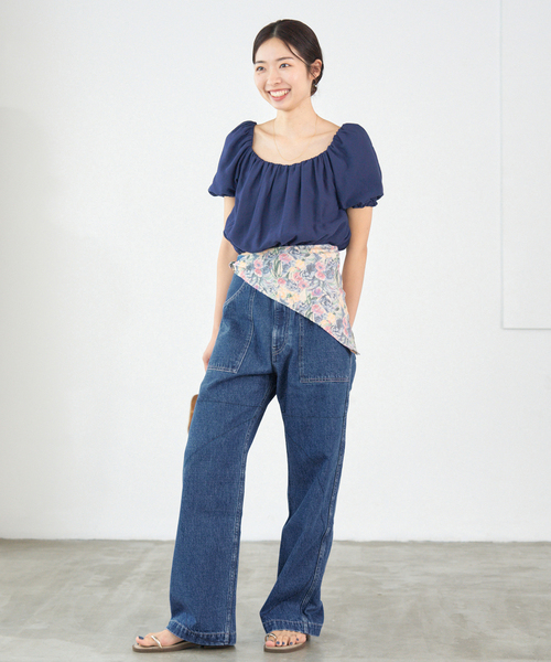 IENA（イエナ）の「【KURO/クロ】別注 WIDE STRAIGHT DENIM