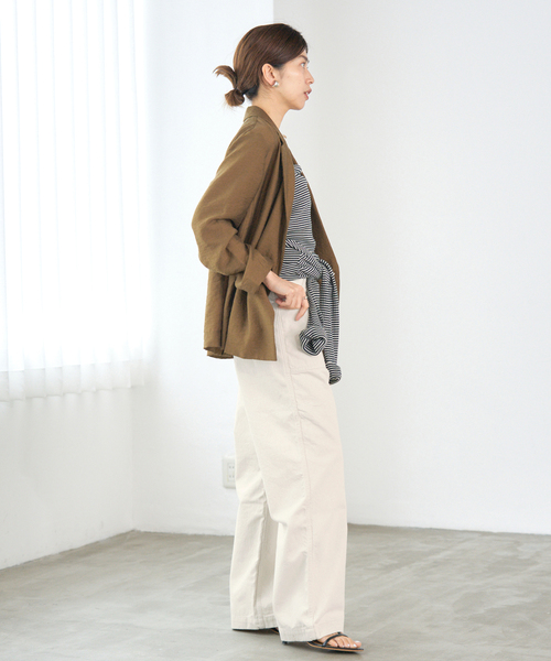 IENA(イエナ)の「KURO/クロ 別注 BUSH PANTS デニムパンツ(デニムパンツ・レディース・アイボリー/ブルー・25/26/27/28)」の13枚目の写真