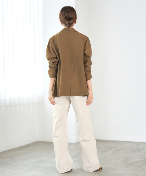 IENA(イエナ)の「KURO/クロ 別注 BUSH PANTS デニムパンツ(デニムパンツ・レディース・アイボリー/ブルー・25/26/27/28)」の14枚目の写真
