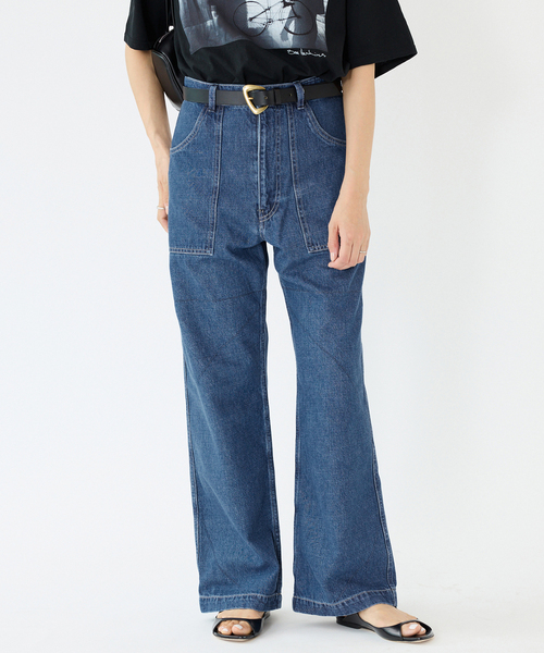 セール】KURO/クロ 別注 BUSH PANTS デニムパンツ（デニムパンツ