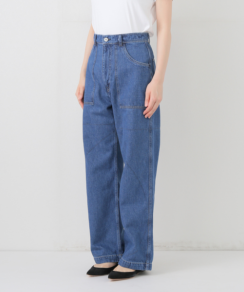 IENA（イエナ）の「【KURO/クロ】別注 WIDE STRAIGHT DENIM