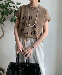 【WEB限定】 汗染み防止加工フロッキーロゴTEE