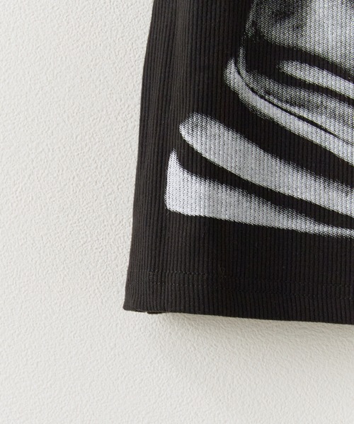 Chick（チック）の「リブ編み タンクトップ（タンクトップ・レディース・ブラック・FREE）」の5枚目の写真