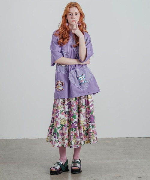 未使用品 エムズグレイシー 40L☆ブラウス チュニック チェック