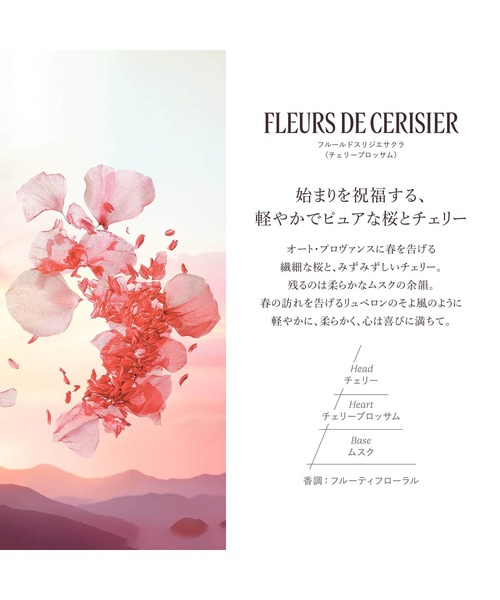 L'OCCITANE（ロクシタン）の「フルールドスリジエサクラ[チェリーブロッサム] オードトワレ 50mL（香水・レディース・その他・FREE）」の12枚目の写真