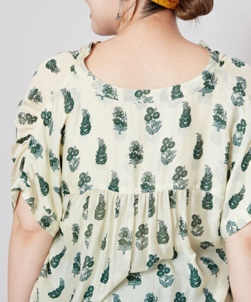 チャイハネ（チャイハネ）の「【チャイハネ】アーディブトップス（その他トップス・レディース・ホワイト/レッド/ブラウン/ネイビー・FREE）」の10枚目の写真