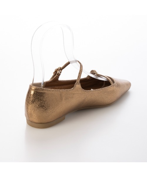 EVOL(イーボル)の「【ふかふか・軽量】ソフトダブルストラップフラットパンプス IZ5775(パンプス・レディース・アイボリー/レオパード/ゴールド/ブラック/アニマル/シルバー・23.5cm/24.5cm/23.0cm/24.0cm/25.0cm/22.0cm/22.5cm)」の18枚目の写真