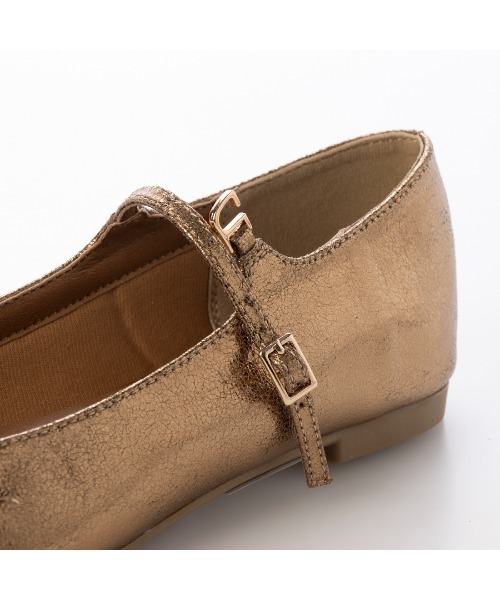 EVOL(イーボル)の「【ふかふか・軽量】ソフトダブルストラップフラットパンプス IZ5775(パンプス・レディース・アイボリー/レオパード/ゴールド/ブラック/アニマル/シルバー・23.5cm/24.5cm/23.0cm/24.0cm/25.0cm/22.0cm/22.5cm)」の20枚目の写真