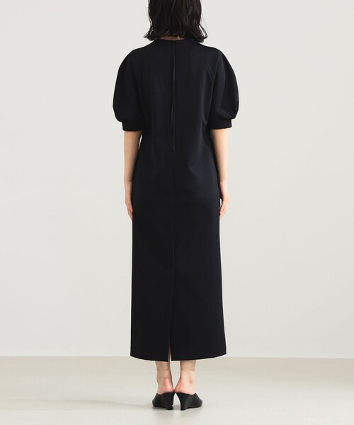 Demi-Luxe BEAMS（デミルクス ビームス）の「【10/2値下げ】AK+1 / スキューバ パフ ワンピース［手洗い可］（ワンピース・レディース・ブラック・36/38）」の8枚目の写真