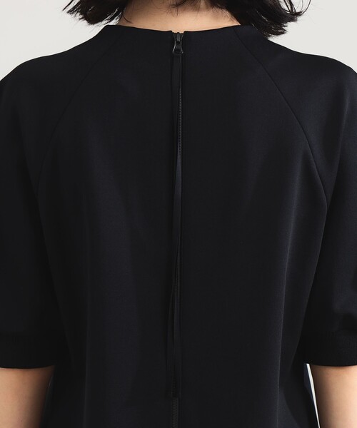 Demi-Luxe BEAMS（デミルクス ビームス）の「【10/2値下げ】AK+1 / スキューバ パフ ワンピース［手洗い可］（ワンピース・レディース・ブラック・36/38）」の9枚目の写真