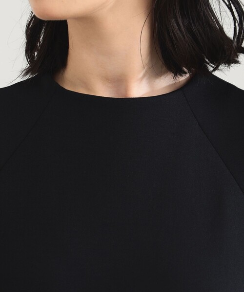 Demi-Luxe BEAMS（デミルクス ビームス）の「【10/2値下げ】AK+1 / スキューバ パフ ワンピース［手洗い可］（ワンピース・レディース・ブラック・36/38）」の10枚目の写真