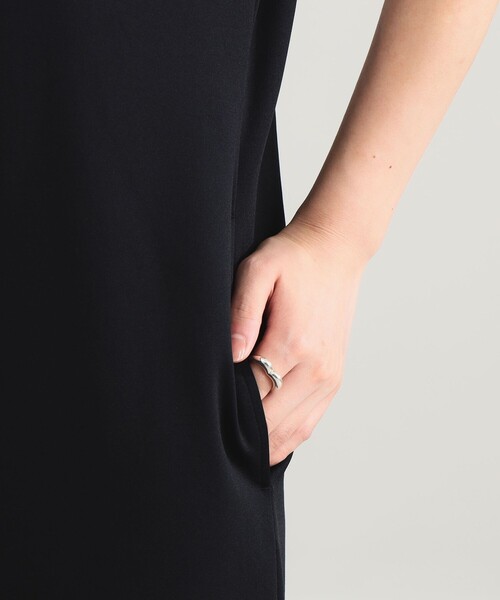 Demi-Luxe BEAMS（デミルクス ビームス）の「【10/2値下げ】AK+1 / スキューバ パフ ワンピース［手洗い可］（ワンピース・レディース・ブラック・36/38）」の12枚目の写真