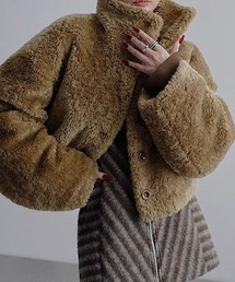 chuclla | 【CHENTAITAI】フェイクファーショートコート CTW25a005(その他アウター)