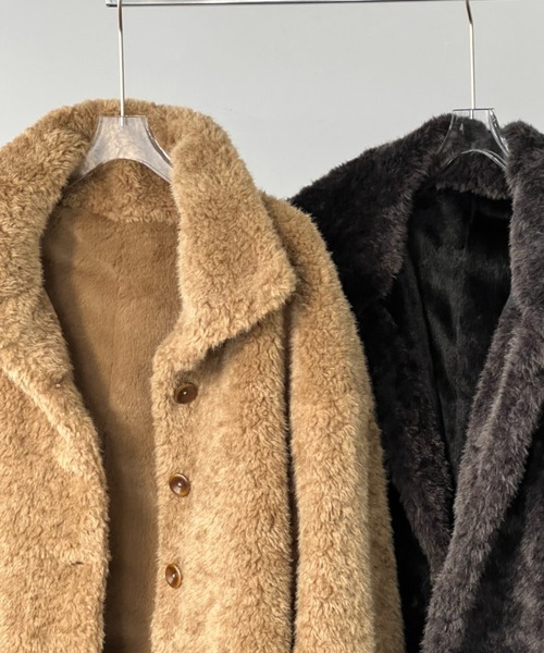 chuclla（チュクラ）の「【CHENTAITAI】フェイクファーショートコート CTW25a005（その他アウター・レディース・ベージュ・L）」の17枚目の写真