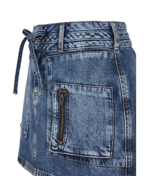 Guess(ゲス)の「GUESS Originals Harrington Cargo Skirt デニムスカート(デニムスカート・レディース・インディゴブルー・24inch/25inch/26inch)」の10枚目の写真