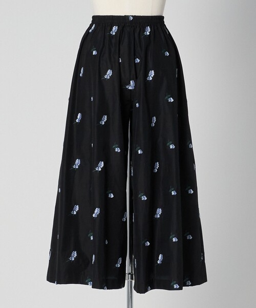 【LOEFF ロエフ】キャットニップ　ジャガード　ガウチョパンツ LOEFF＞キャットニップ ジャガード ガウチョパンツ（その他パンツ