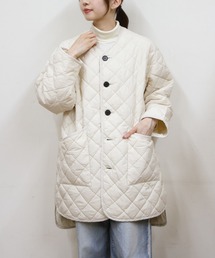 STEPS（ステップス）の「Gymphlex/ジムフレックス　キルトダウンカラーレスコート　QUILT DOWN COLLARLESS COAT　GY-A0056 NYM（ダウンジャケット/コート）」