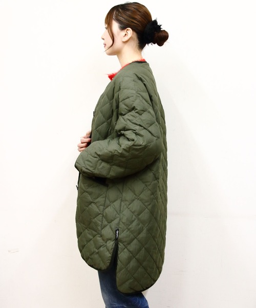 Gymphlex/ジムフレックス キルトダウンカラーレスコート QUILT DOWN