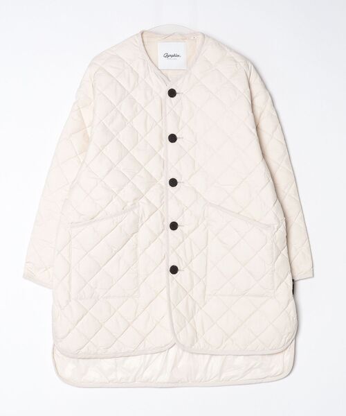 Gymphlex/ジムフレックス キルトダウンカラーレスコート QUILT DOWN
