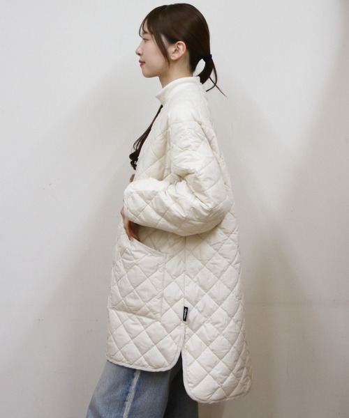 Gymphlex/ジムフレックス キルトダウンカラーレスコート QUILT DOWN