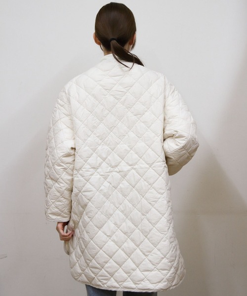 Gymphlex/ジムフレックス キルトダウンカラーレスコート QUILT DOWN