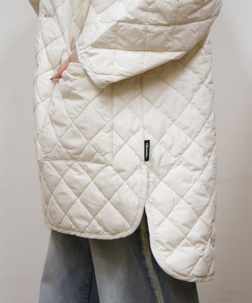 Gymphlex/ジムフレックス キルトダウンカラーレスコート QUILT DOWN