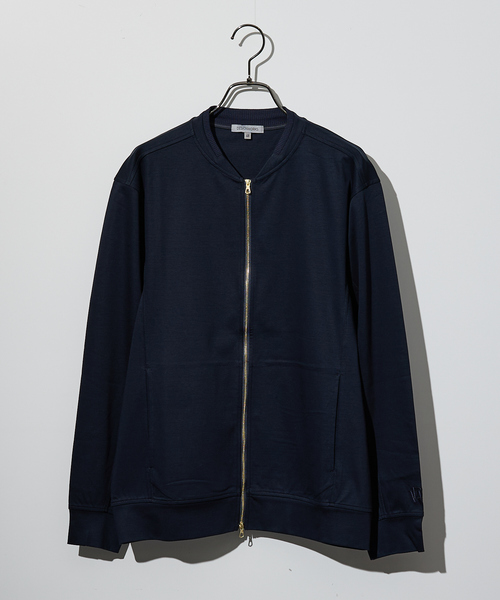 DESIGNWORKS（デザインワークス）の「【接触冷感】クールスムース ブルゾン / アンサンブル対応（ブルゾン・メンズ・ブラック/ホワイト/ネイビー・46/48/50）」の3枚目の写真