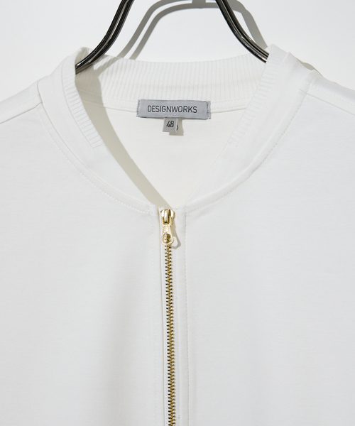 DESIGNWORKS（デザインワークス）の「【接触冷感】クールスムース ブルゾン / アンサンブル対応（ブルゾン・メンズ・ブラック/ホワイト/ネイビー・46/48/50）」の12枚目の写真