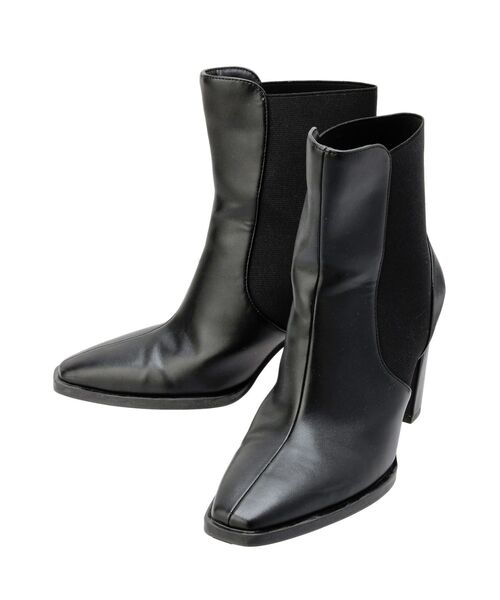 RESEXXY(リゼクシー)の「スクエアトゥショートブーツ(ブーツ・レディース・ブラック/ブラウン・SMALL/MEDIUM/LARGE)」の20枚目の写真